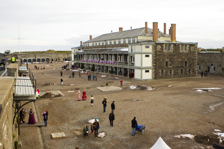 Stand sentry at Halifax Citadel National Historic Site